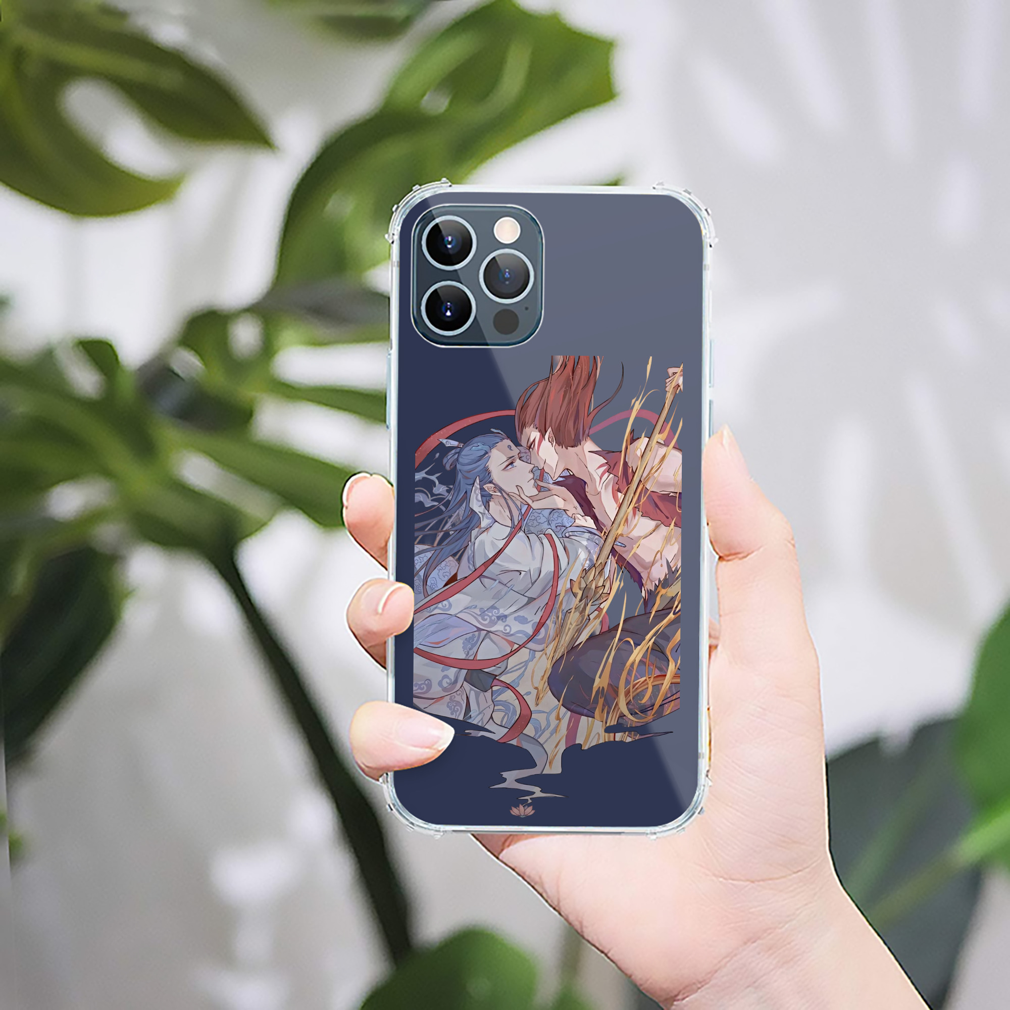 （画像用） Ne Zha 2 ナタ 魔童の大暴れ 【iPhone 12シリーズ対応】透明スマホケース（クリアソフトケース）